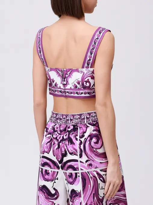 Топ хлопковый DOLCE & GABBANA