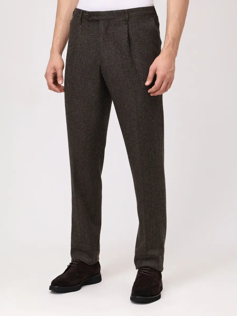 Брюки шерстяные