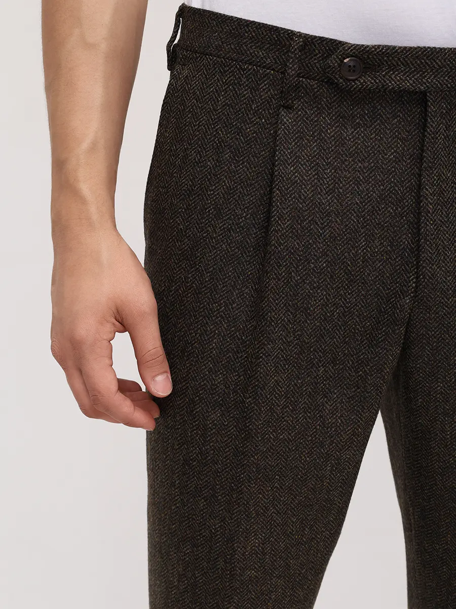 Брюки шерстяные