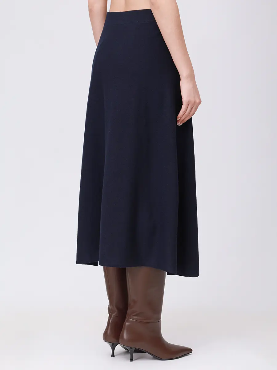 Юбка из шерсти и вискозы