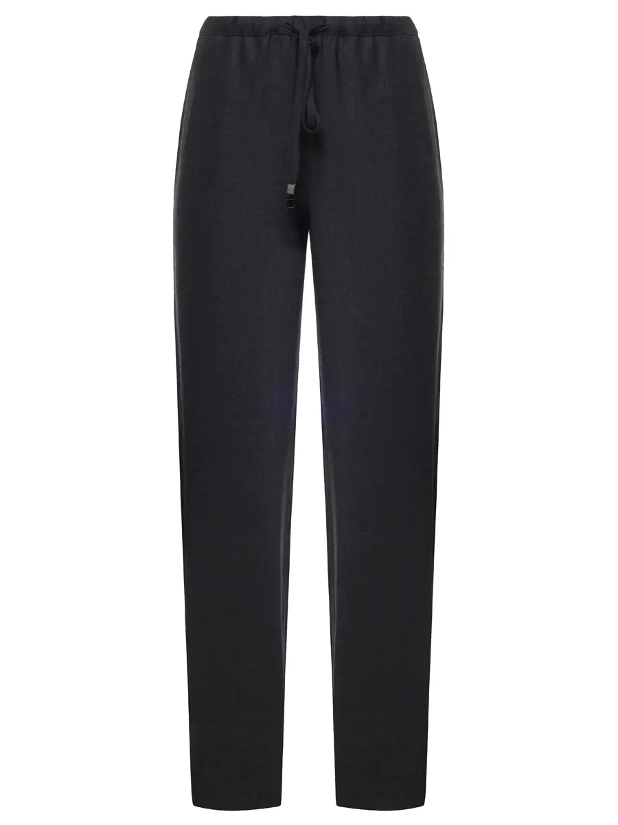 Брюки однотонные