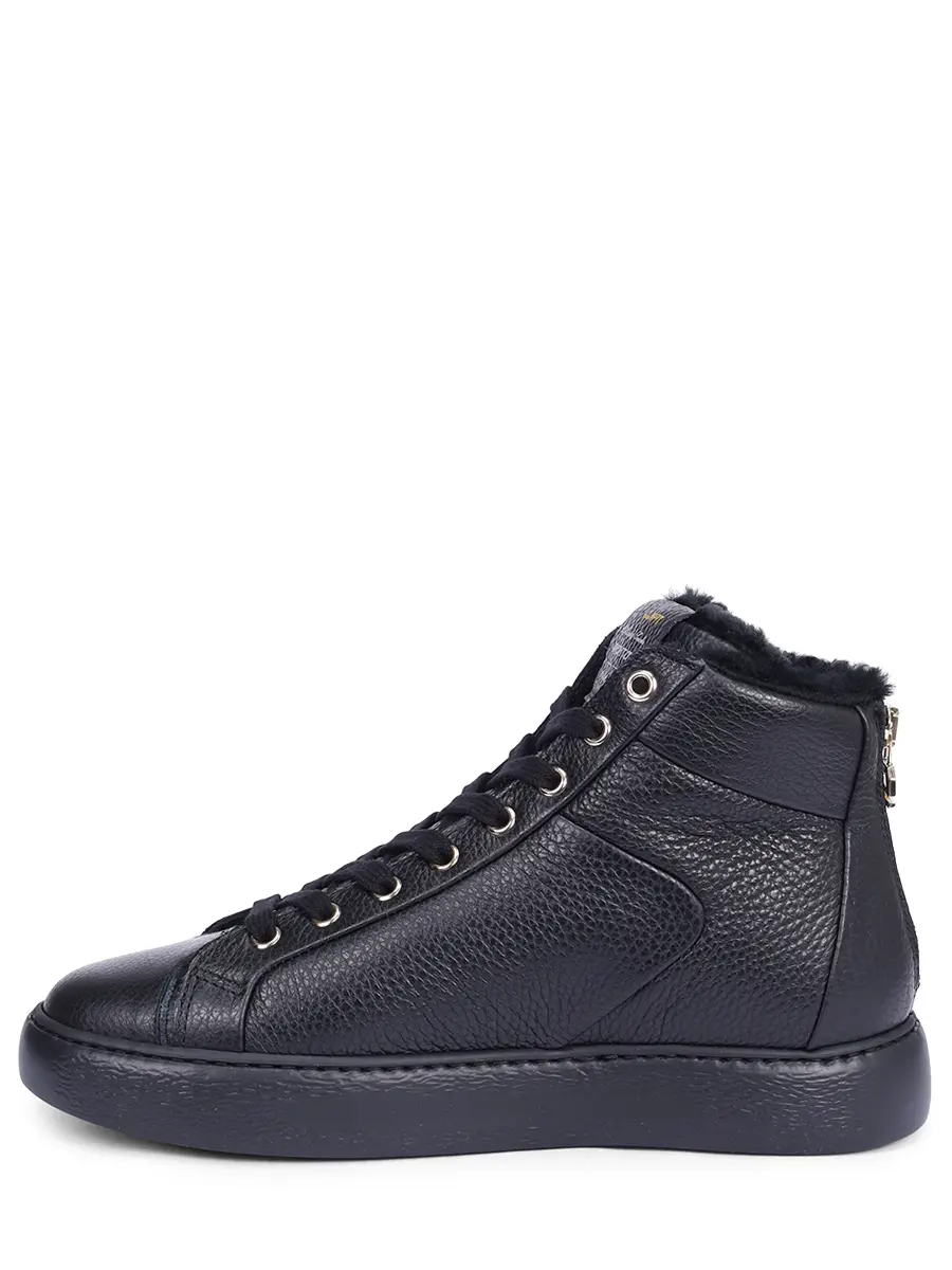 Кеды кожаные на меху