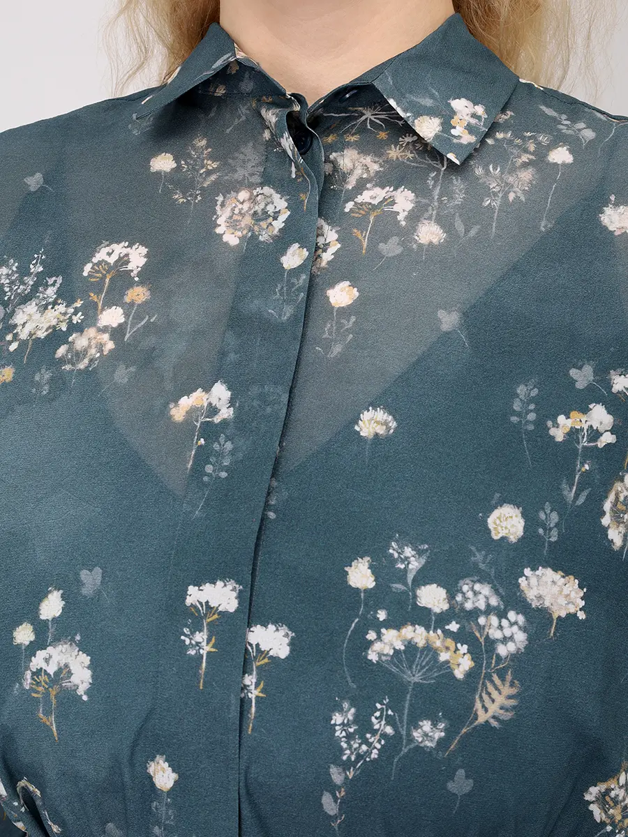 Платье шелковое