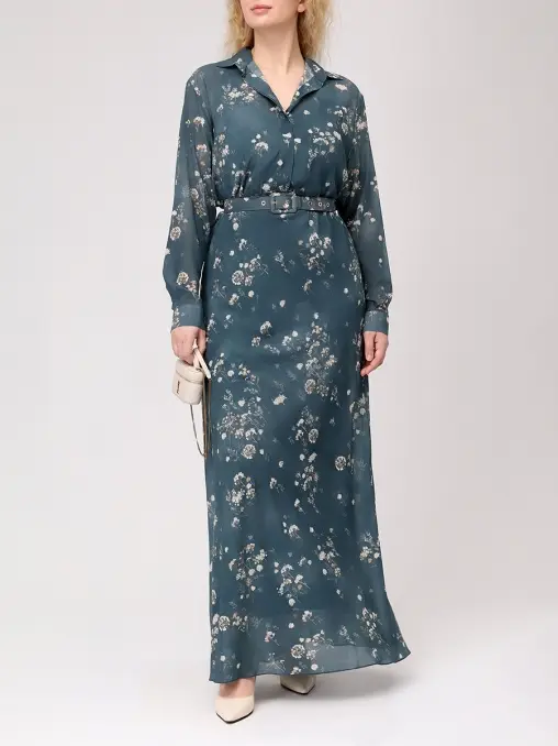 Платье шелковое OLOLOL