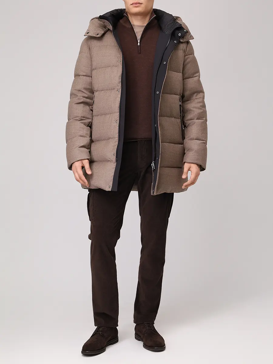 Пуховик стеганый