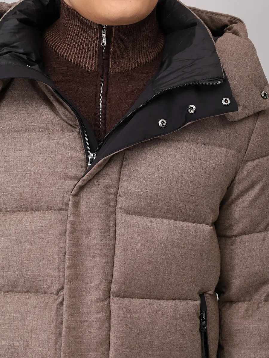 Пуховик стеганый