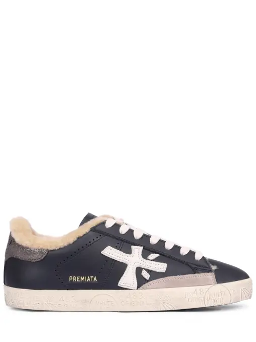 Кеды кожаные на меху PREMIATA