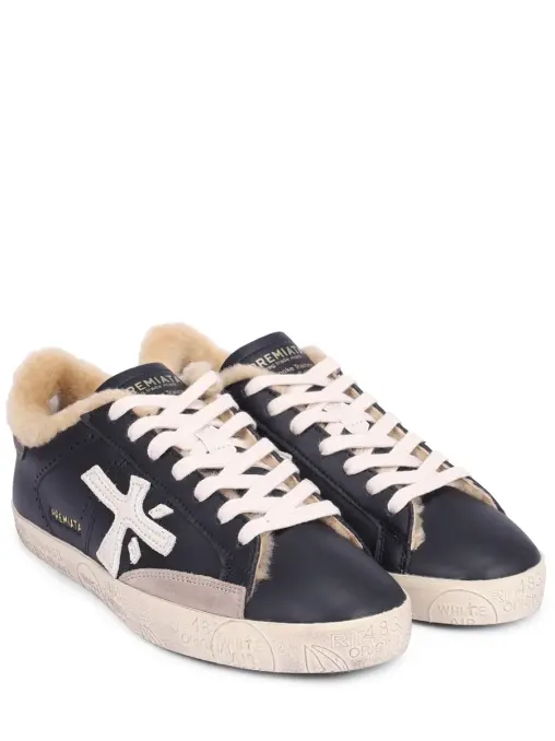 Кеды кожаные на меху PREMIATA