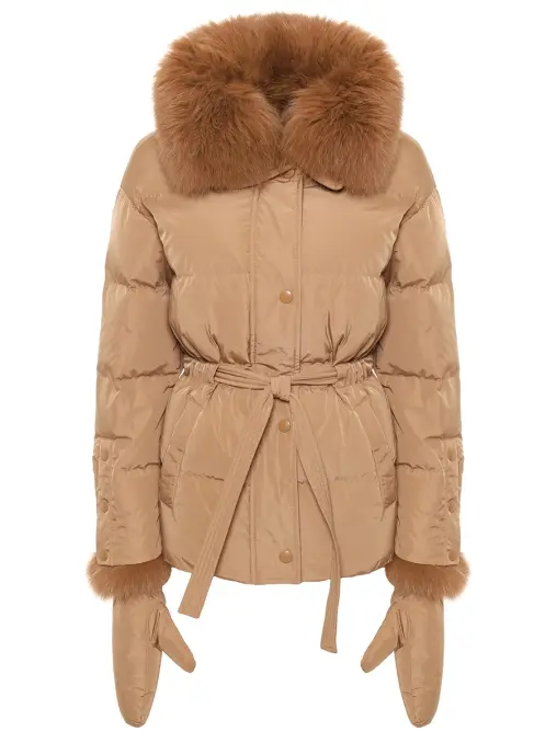 Пуховик стеганый YVES SALOMON