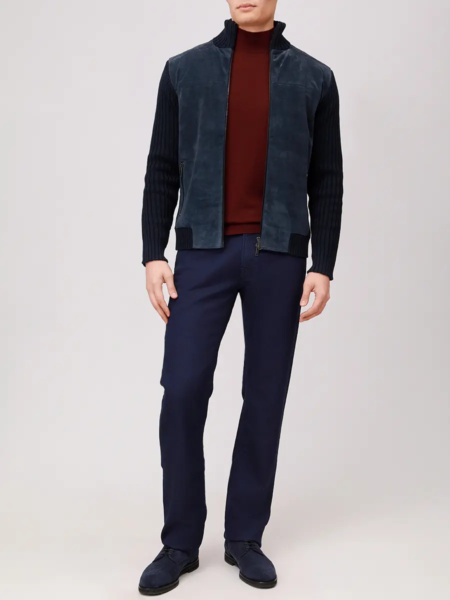 Джинсы из хлопка и шерсти