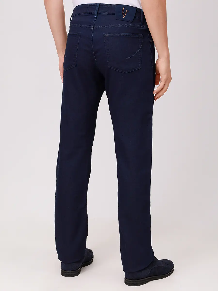 Джинсы из хлопка и шерсти