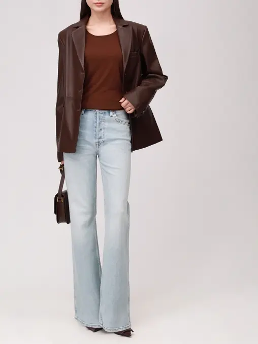 Лонгслив из вискозы и шерсти LOULOU DE SAISON