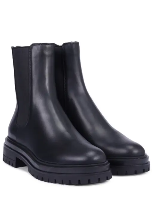 Челси кожаные на меху GIANVITO ROSSI