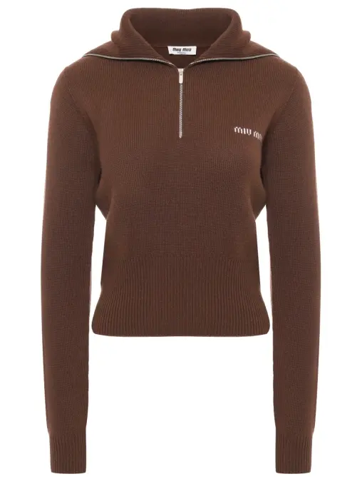 Поло кашемировое MIU MIU