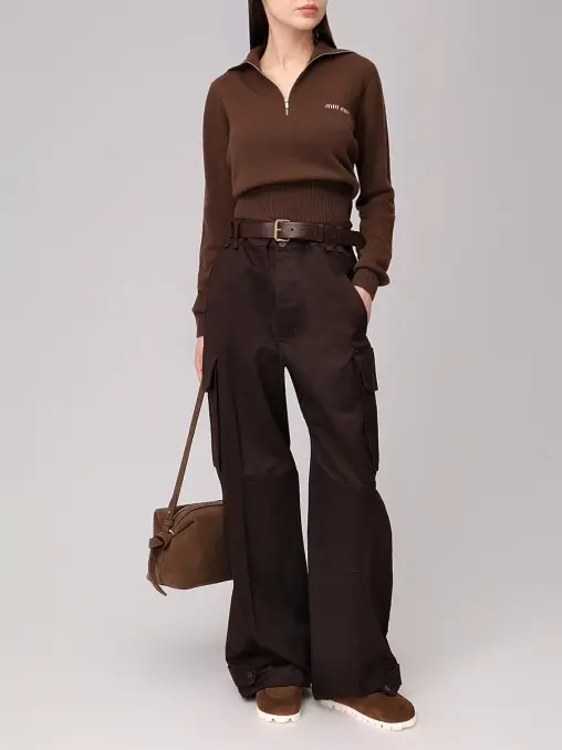 Поло кашемировое MIU MIU