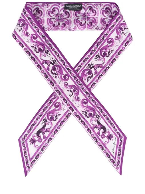 Твилли шелковое DOLCE & GABBANA