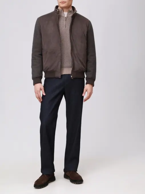 Джинсы Regular Fit хлопковые CANALI