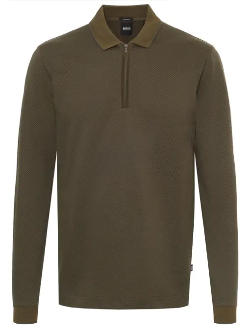 Поло хлопковое BOSS