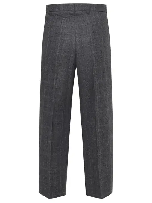 Брюки Relaxed Fit шерстяные BOSS