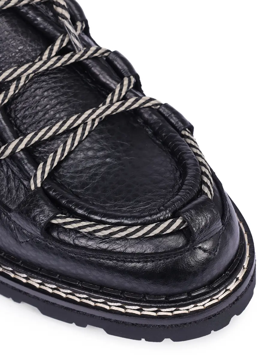 Ботинки кожаные