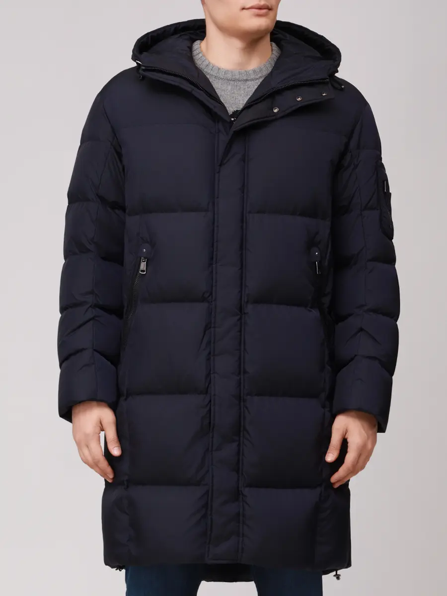 Пуховик удлиненный