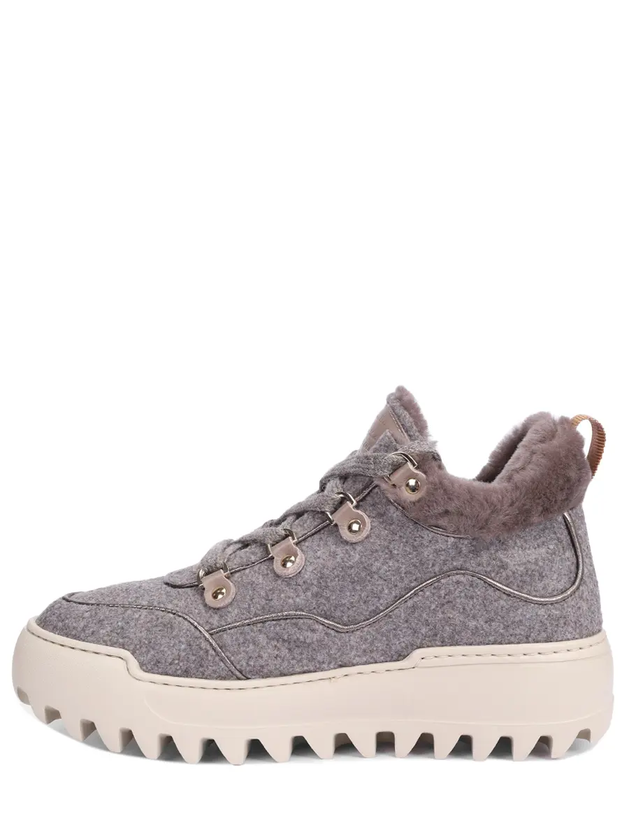 Ботинки текстильные на меху