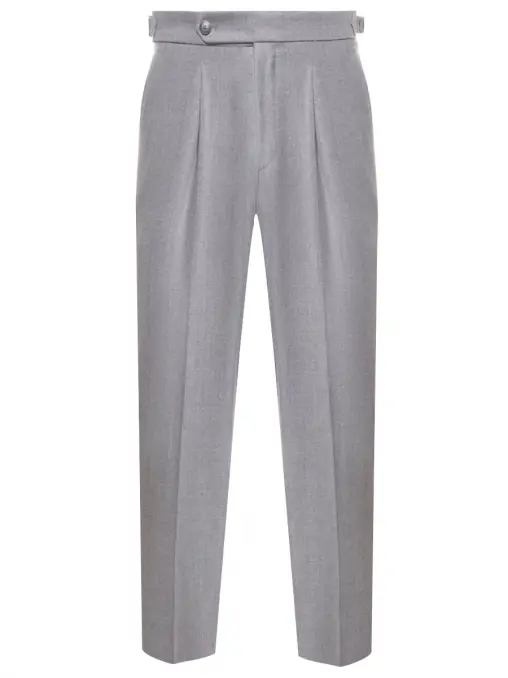 Брюки Relaxed Fit шерстяные BOSS