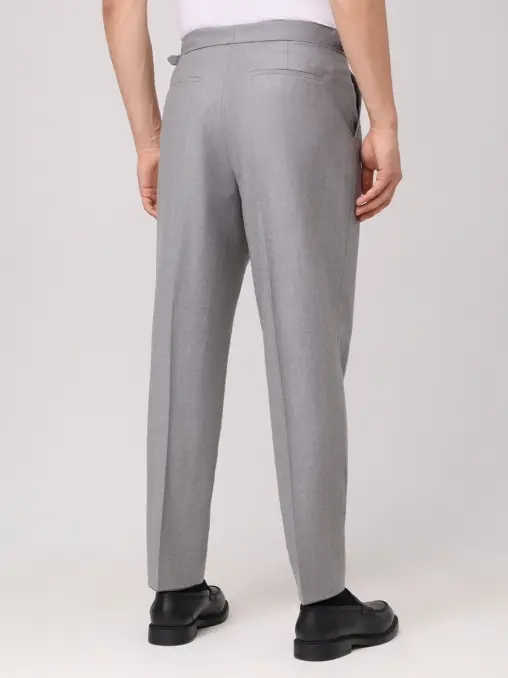 Брюки Relaxed Fit шерстяные BOSS