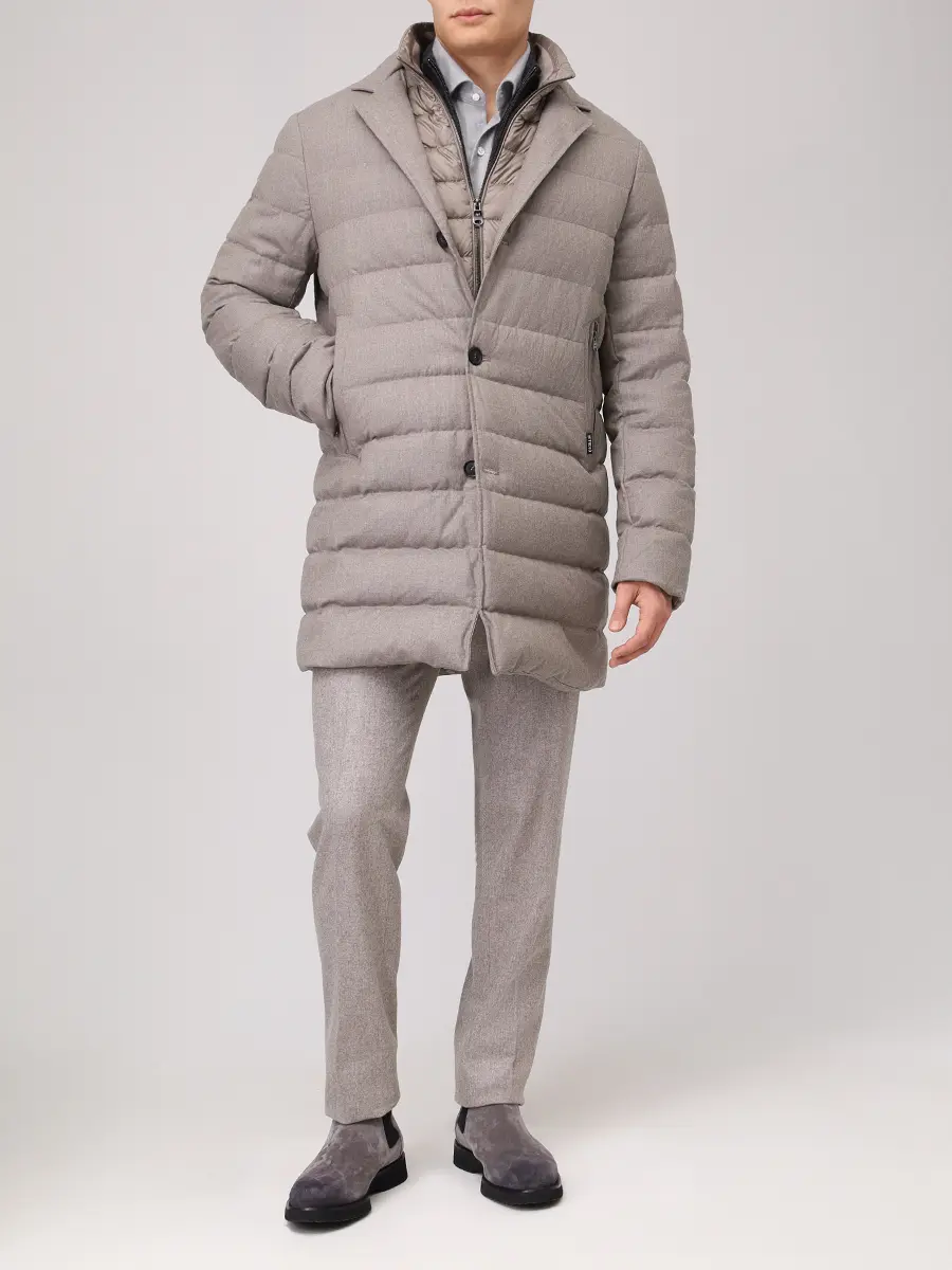 Пуховик стеганый