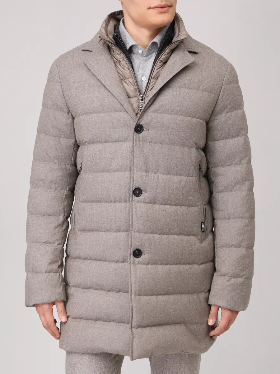 Пуховик стеганый