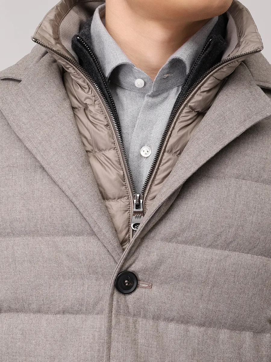 Пуховик стеганый