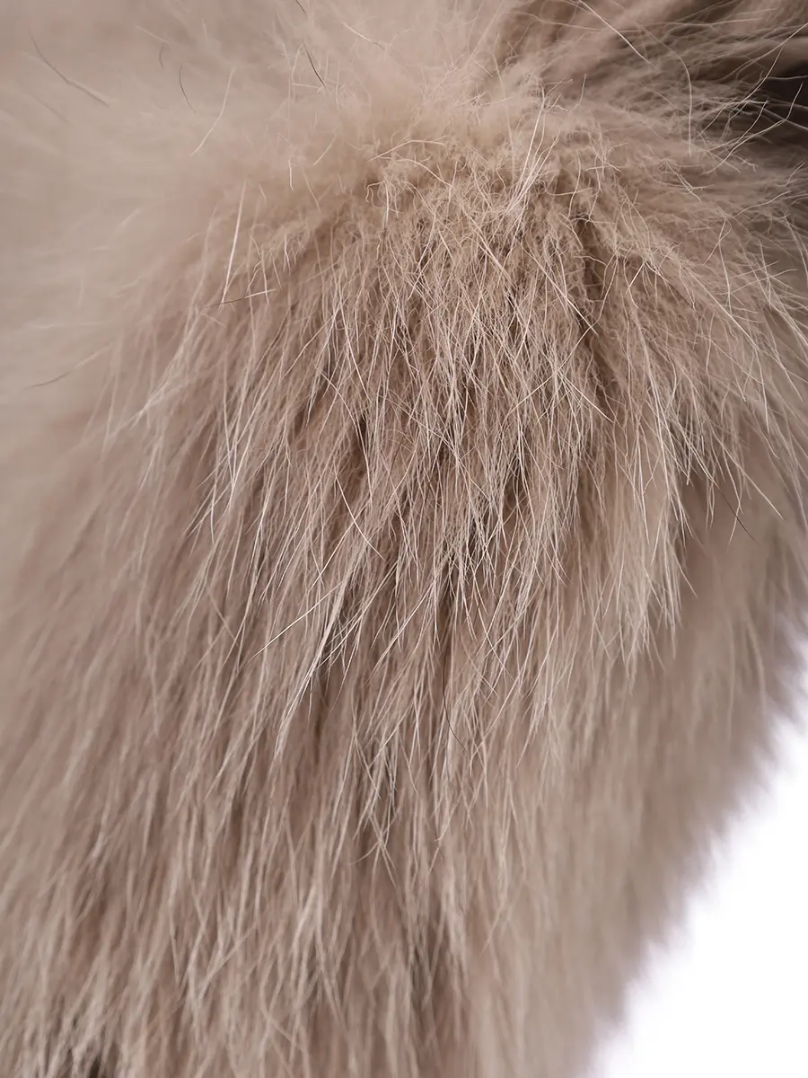 Шапка-ушанка с мехом лисы