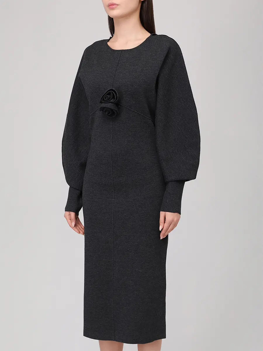 Платье шерстяное