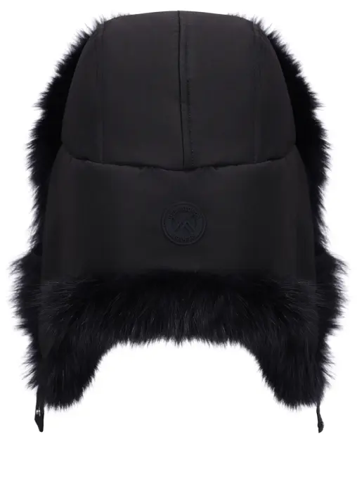 Шапка из меха лисы YVES SALOMON