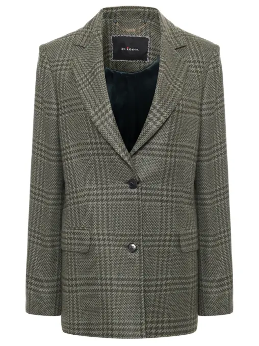 Пиджак в клетку KITON