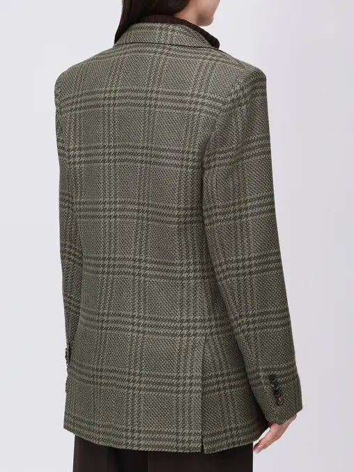 Пиджак в клетку KITON