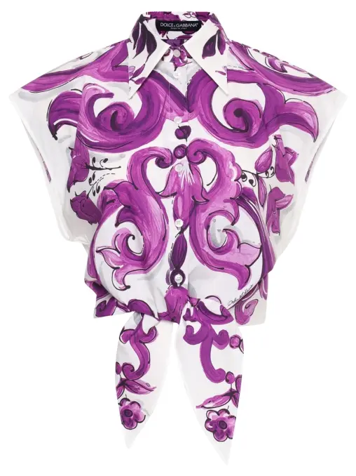 Блуза хлопковая DOLCE & GABBANA