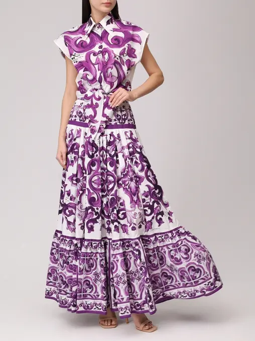 Блуза хлопковая DOLCE & GABBANA