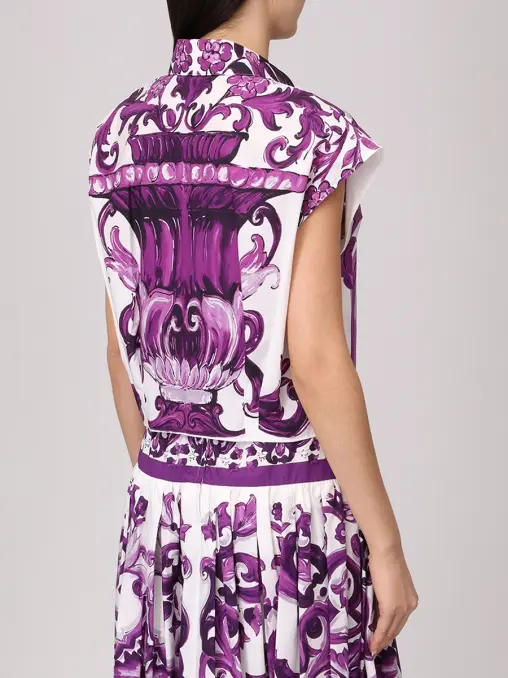 Блуза хлопковая DOLCE & GABBANA