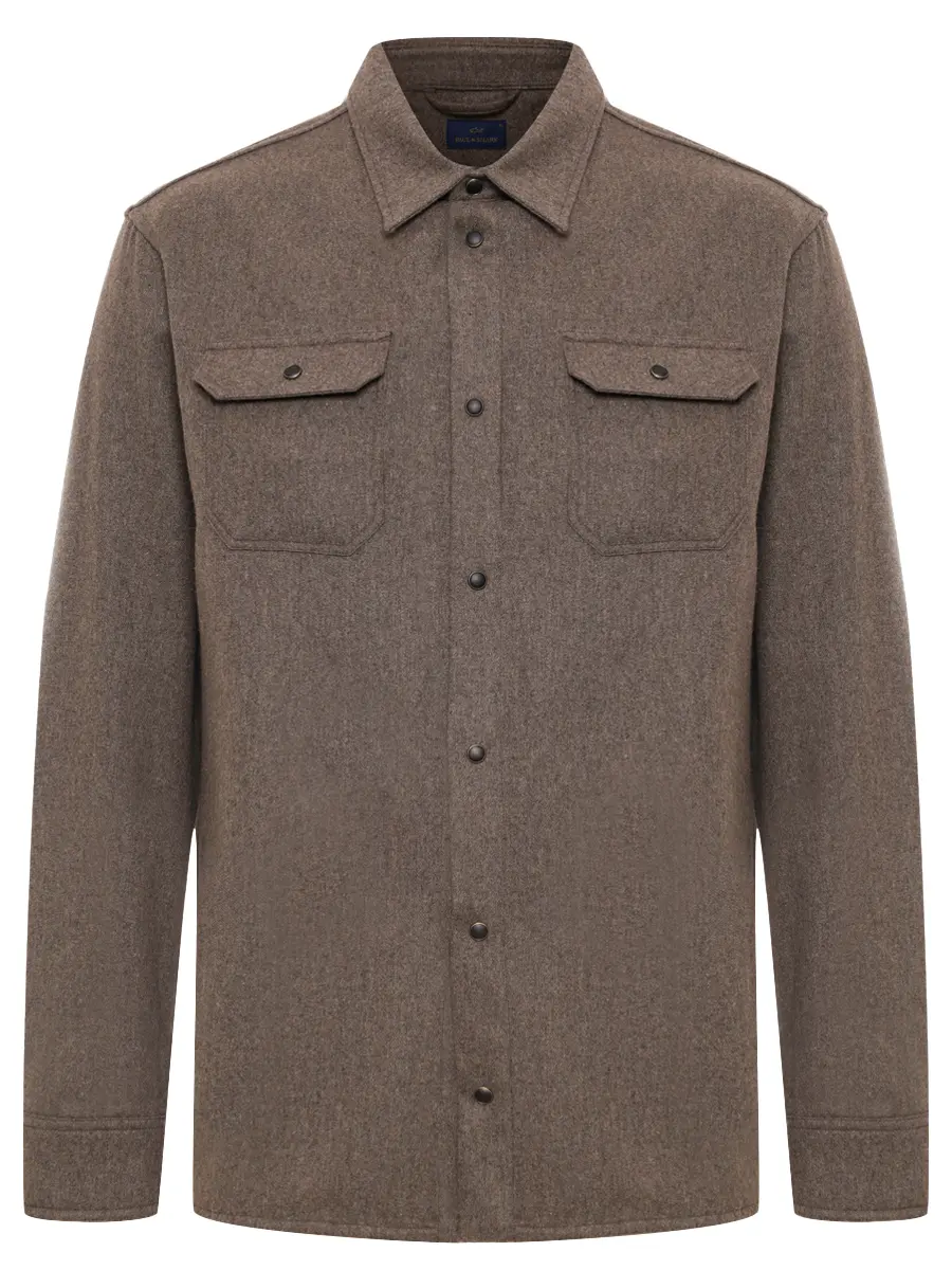 Рубашка Regular Fit шерстяная