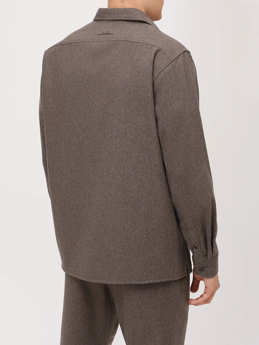 Рубашка Regular Fit шерстяная