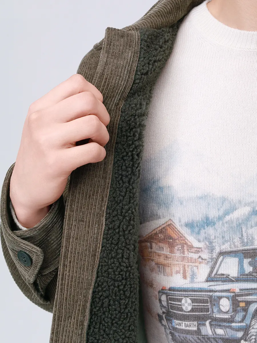 Куртка вельветовая на меху