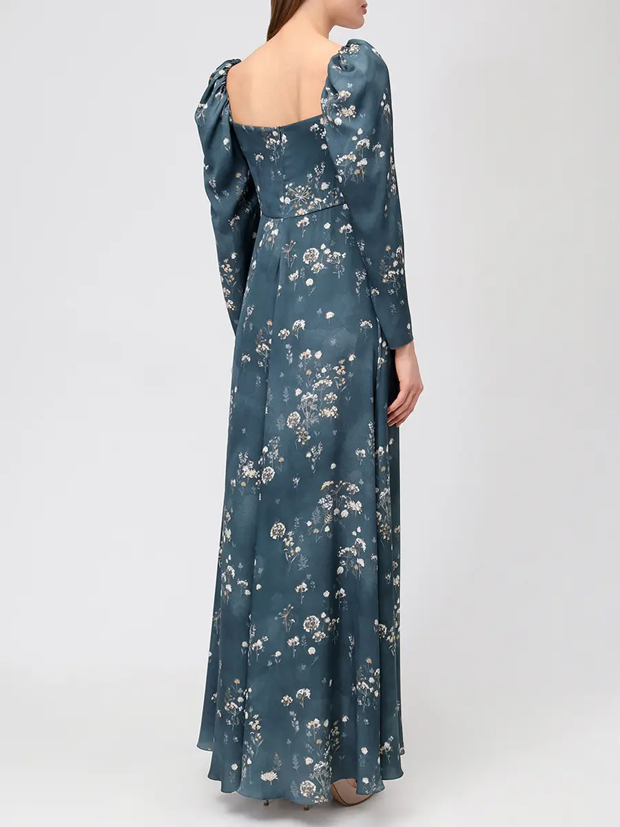 Платье шелковое