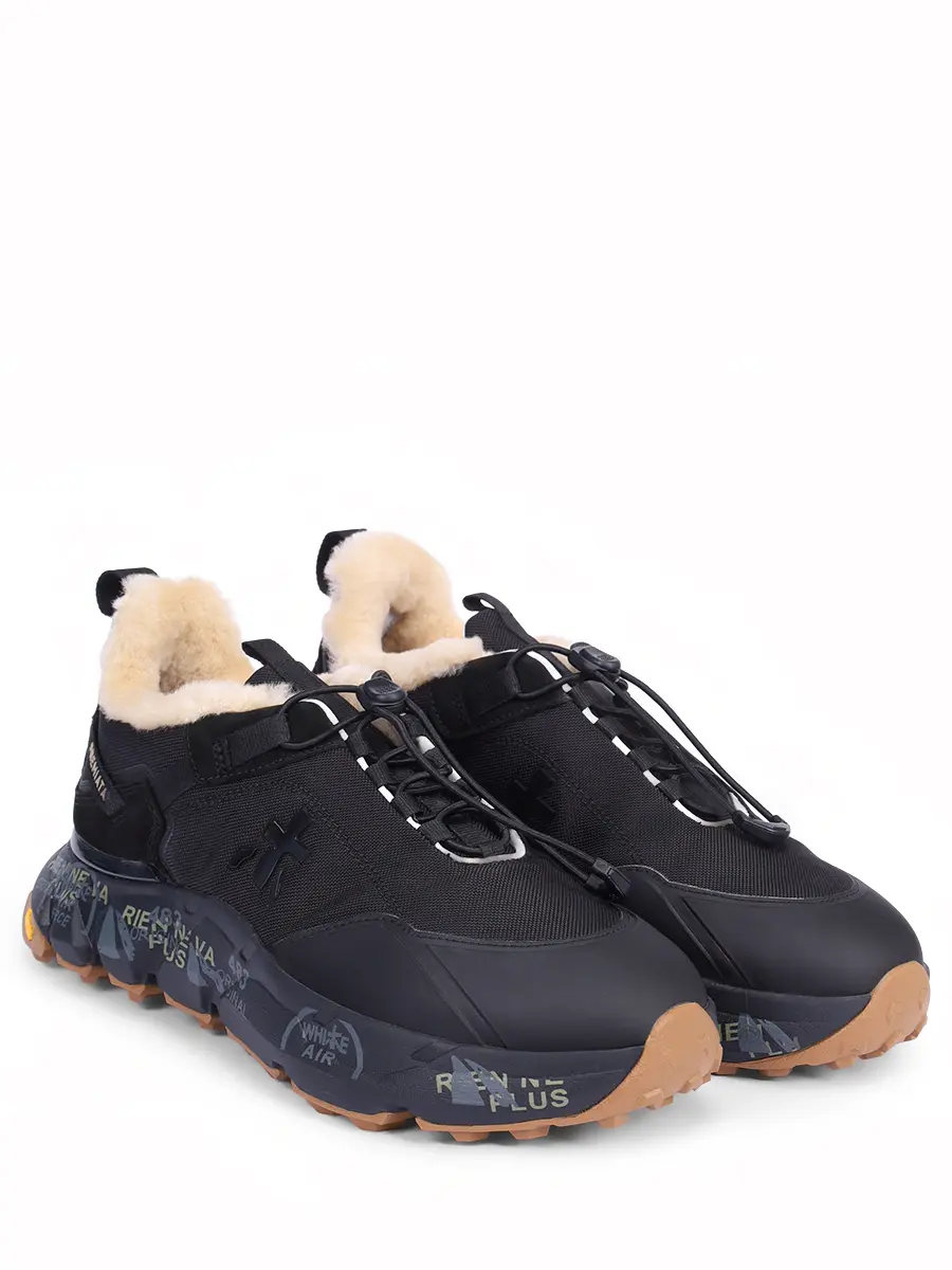 Кроссовки комбинированные на меху Crossd