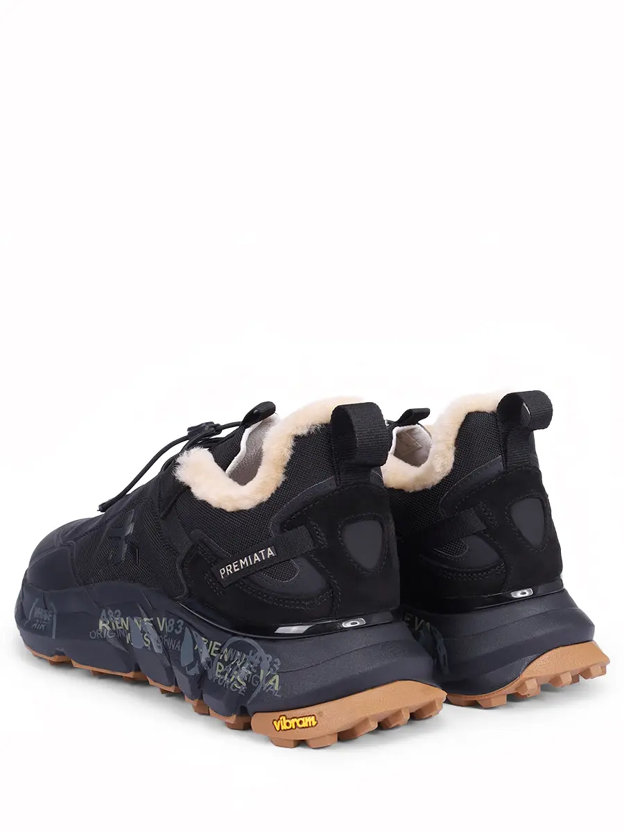 Кроссовки комбинированные на меху Crossd