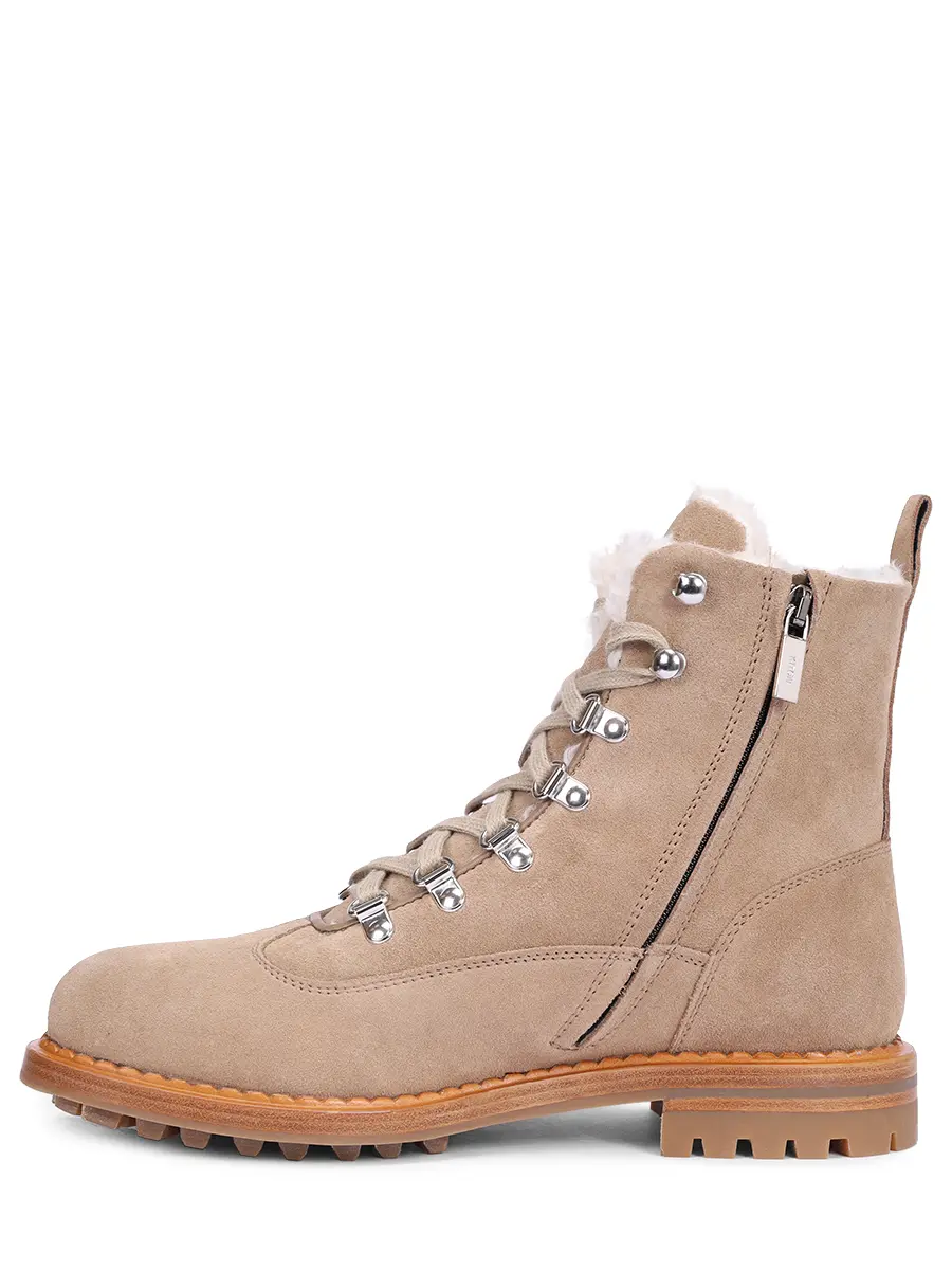 Ботинки замшевые на меху