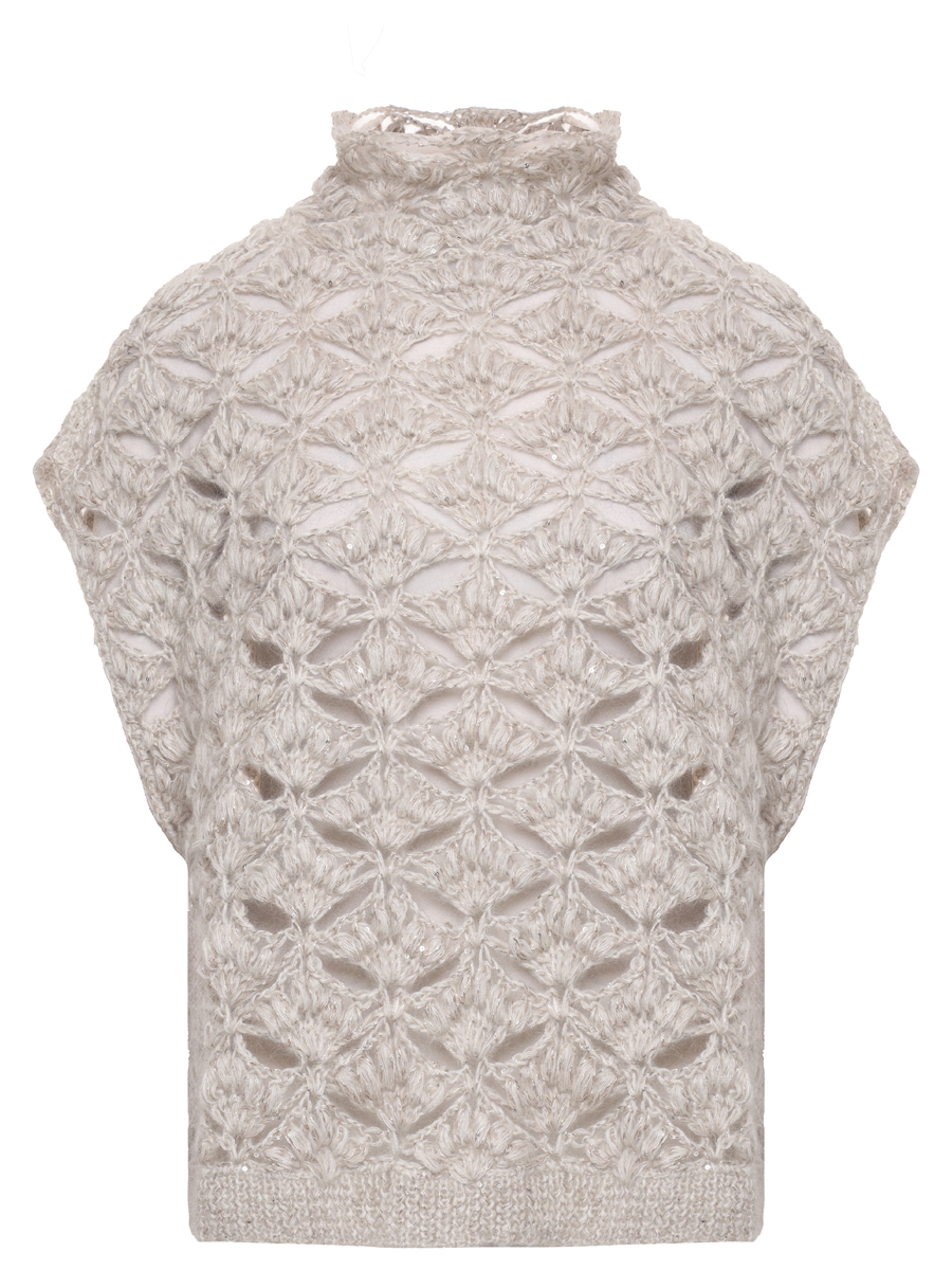 Жилет из мохера