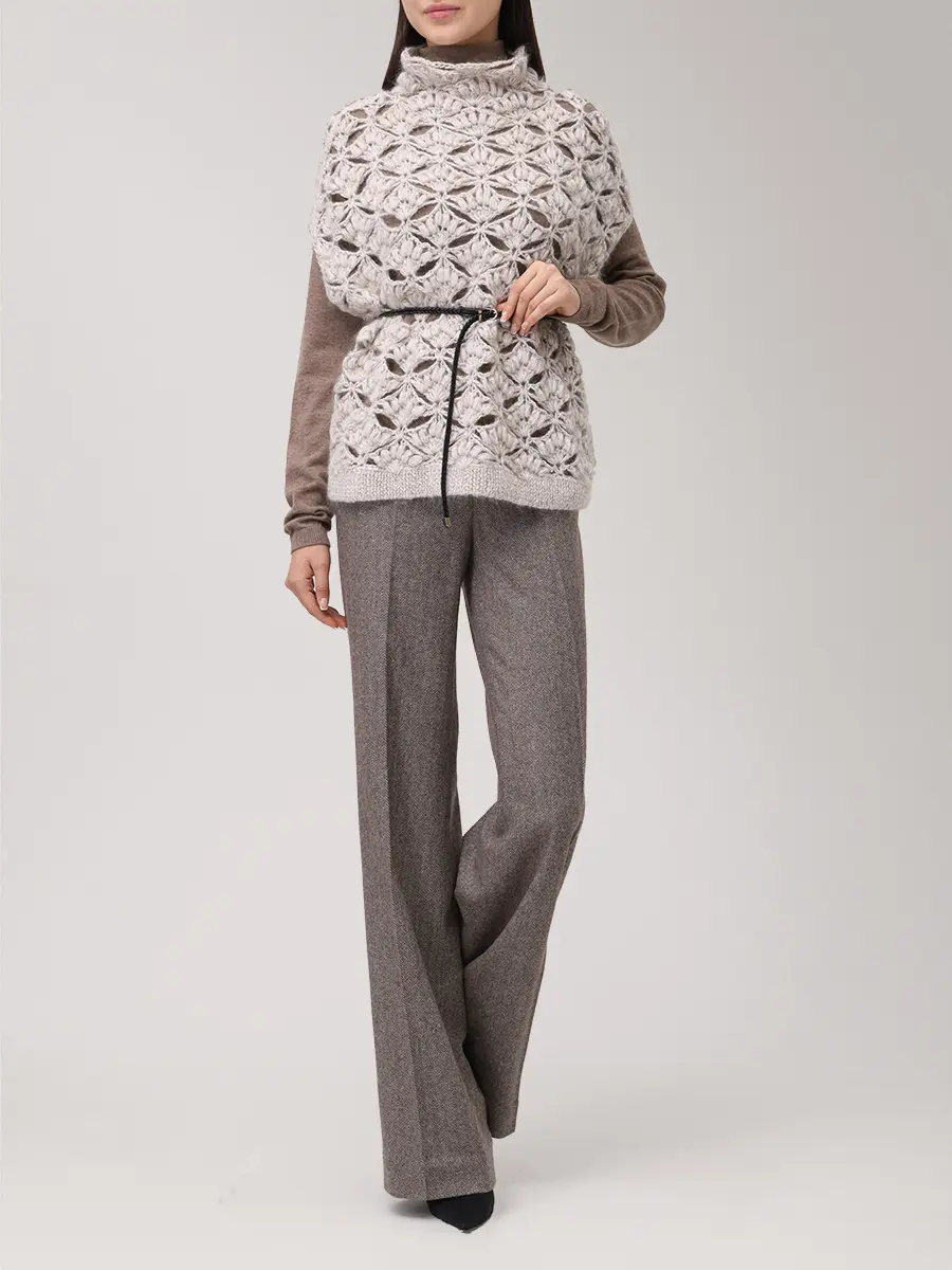 Жилет из мохера