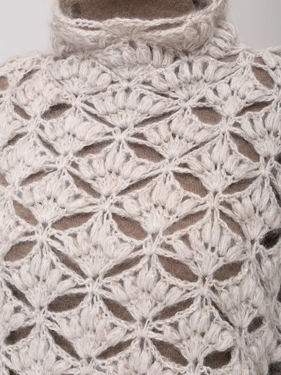 Жилет из мохера