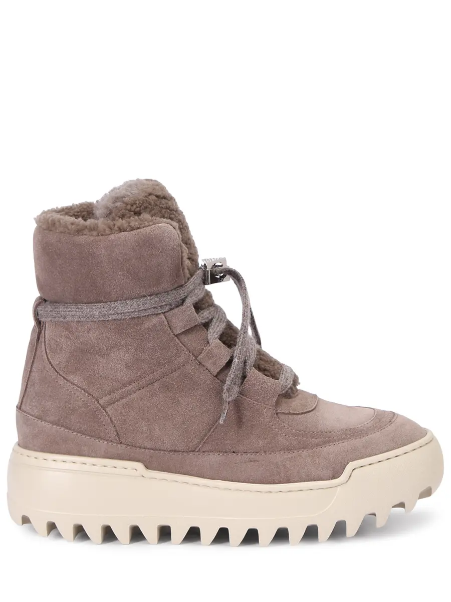 Ботинки замшевые на меху